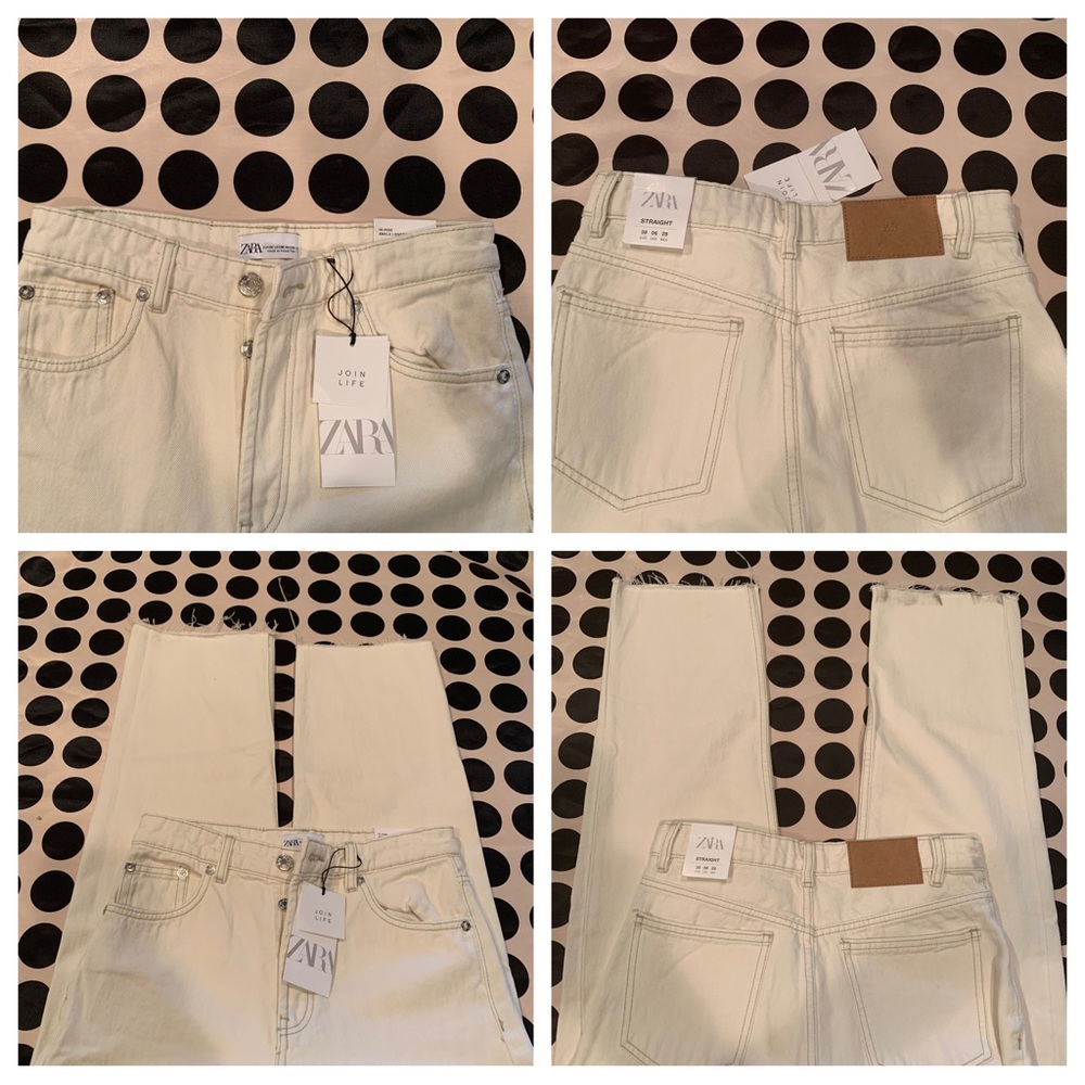 NWT Zara jeans size 6
High Rise Ankle length 
Inseam 26”